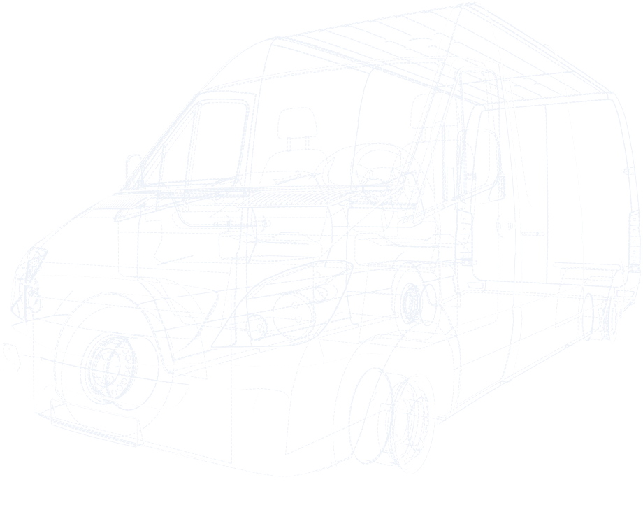 wireframe van